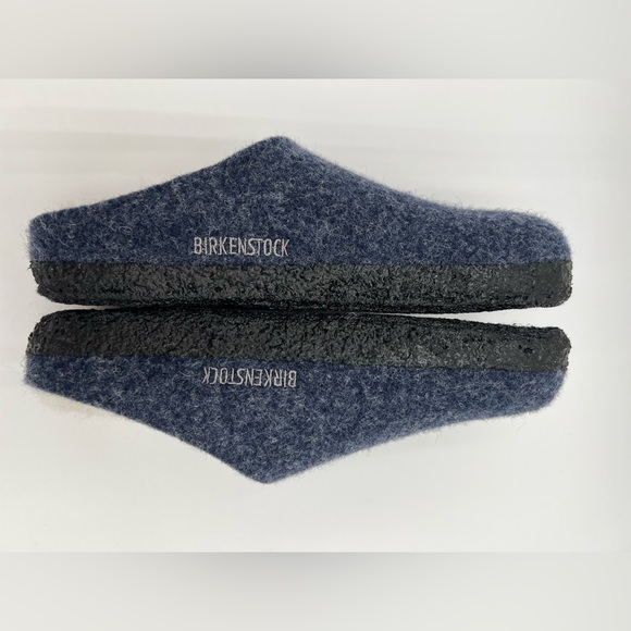 🧵 New Birkenstock Unisex Kids Zermatt Kids Shearling Wool Felt (Navy) - Picture 8 of 13